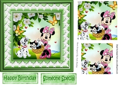 Minnie with friends out for a stroll pyramids 7x7
