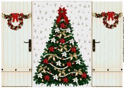 Christmas Red/green Tree Gatefold