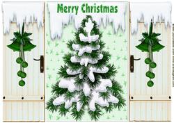 Christmas Tree with Snow, Gatefold