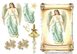 Angel on a Scroll