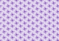 pretty purple butterflies (small purple background) backing paper