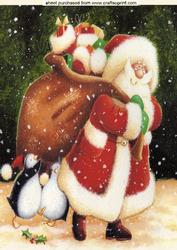 Happy Santa, A4 Topper