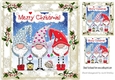 santas little helpers in the snow 8x8