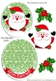 A lovely rocker card of santa & holly