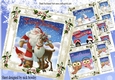 4 Lovely christmas designs card fronts 8x8 mini kit (set one)