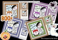  4 Spooktacular Day with friends card fronts 8x8 mini kit