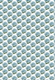 Pretty blue satin roses (small white background)