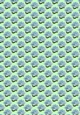 Pretty blue satin roses ( small green background)