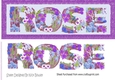 Pretty flower name ROSE DL (purple)