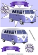 Purple Campervan Just for you! A5