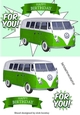 Green Campervan Just for you! A5