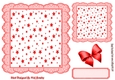 Red star and eyelet frame 8x8