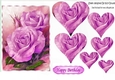 lilac roses with hearts