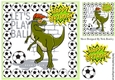 A dino footballer in green! 8x8 (three)