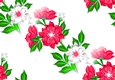 pretty red/ white flowers backing paper (big)