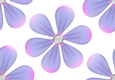 pretty purple petal flowers backing paper (Big)