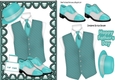 Lovely mens accessories waistcoat shoes etc in turq A5
