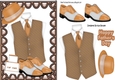 Lovely mens accessories waistcoat shoes etc in brown A5