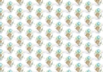 Cute baby teddy with blue balloons backing paper