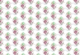 Cute pink baby teddy with balloons backing paper (small)