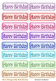  lots of lovely coloured Birthday Tags cut outs