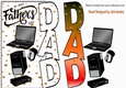 Over the edge, computers for DAD FATHERS DAY with gold stars