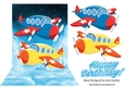 Cartoon Planes in the sky