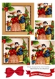 lovely folklore family of snowmen pyramids