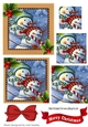 Jolly folklore art snowmen pyramids