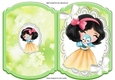 Sweet girl with animal on lace bracket card (two)