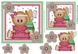 sweet gingerbread girl flowers 7x7
