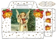 Lovely Angel with gold stars and bells tote bag (three)