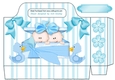 Cute baby boy twins with little ducks striped tote bag