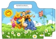 pooh bear with friends, in the meadow tote bag