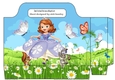 Pretty princess dancing in the meadow with butterflies gift bag