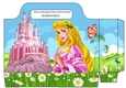 Pretty princess with pink castle tote gift bag