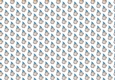 Cute christmas blue gnome paper