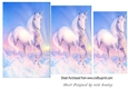beautiful white unicorn pyramids