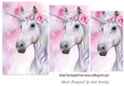 Pink and white unicorn pyramids