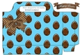 Easter Chocolate tote gift bag (blue))