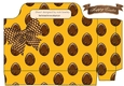Easter Chocolate tote gift bag (gold))