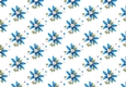 pretty blue flowers backing paper