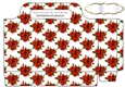 pretty red roses large gift tote bag