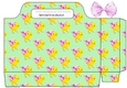Easter yellow chick tote gift bag