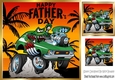 Green monster truck hot rod (FATHERS DAY) 8x8