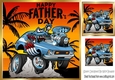 blue monster truck hot rod (FATHERS DAY) 8x8