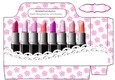 Shades of Lippy with lace and pink flower tote gift bag