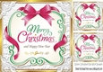 Lovely christmas sentiment pink plaque topper 8x8