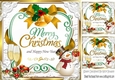 Lovely christmas sentiment gold with snowman topper 8x8