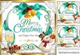 Lovely christmas sentiment turq with snowman topper 8x8